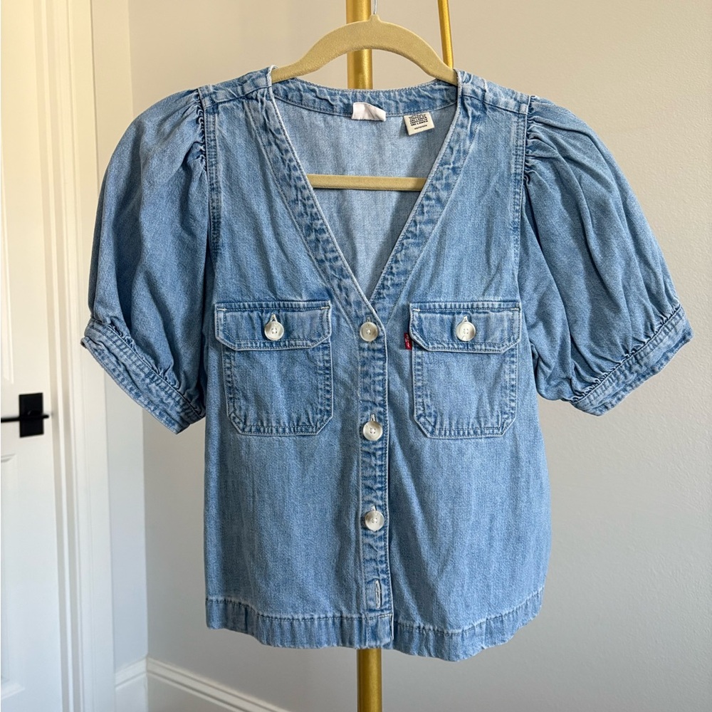 Levi's Blue Denim Shirt